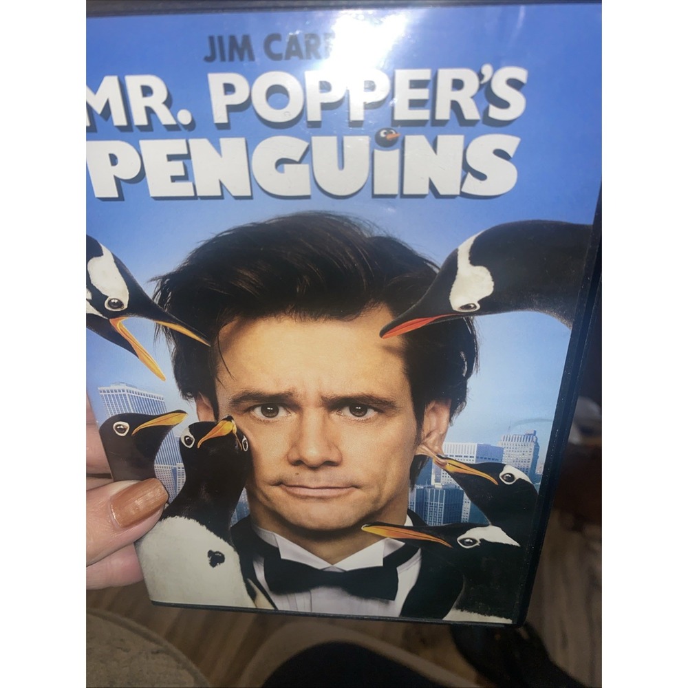 Mr. Poppers Penguins DVD 2011 Jim Carrey Family Comedy PG 20th Century Studios